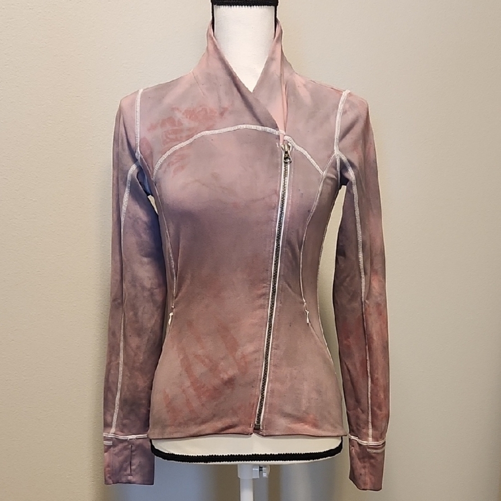 Lululemon Women's Pink Asymmetrical Zip Jacket